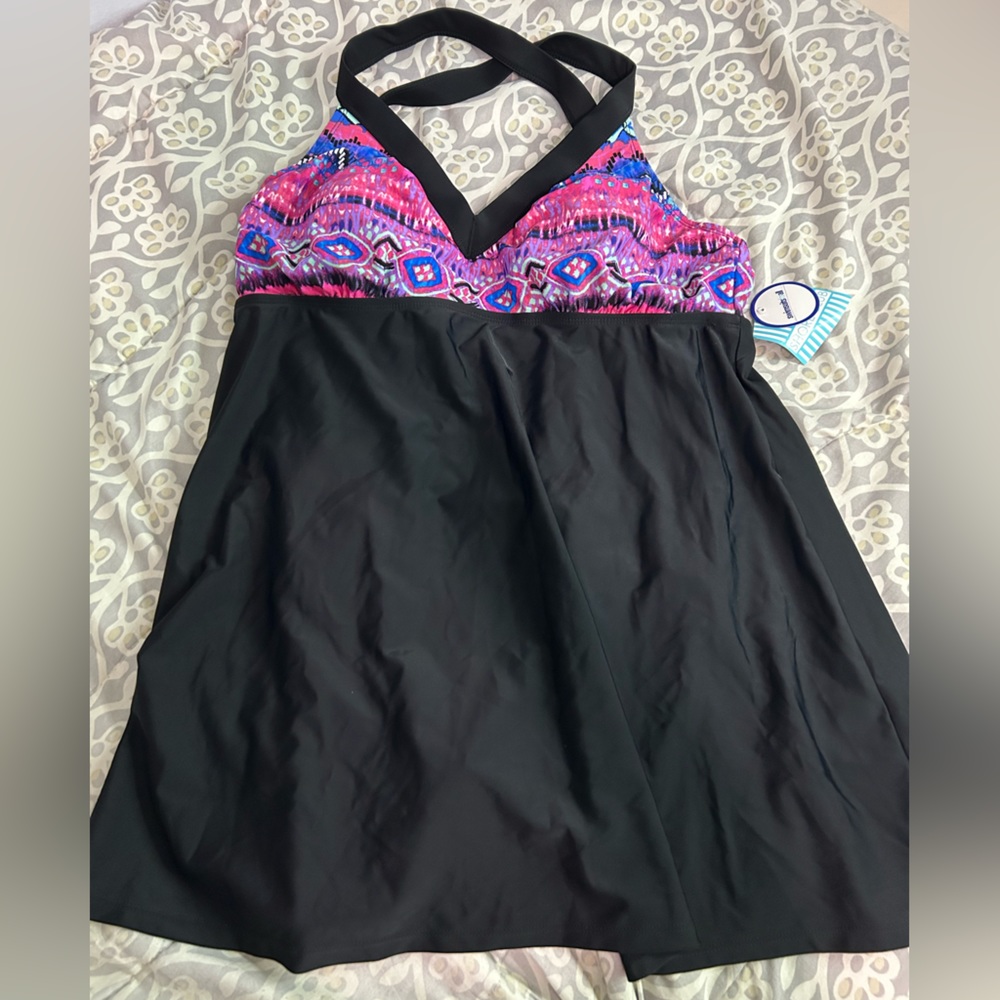 Swimsuits For All Shore Club one piece bathing suit size 12